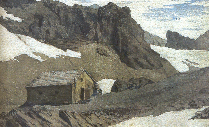  Stüdlhütte im Jahre 1874
