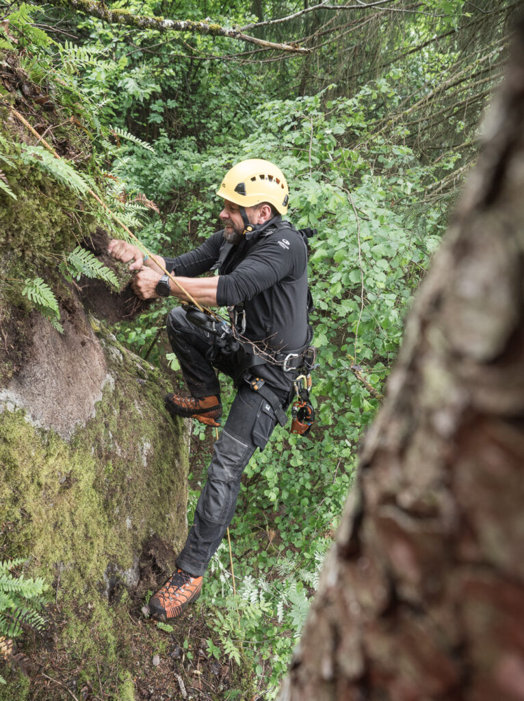 Der Übungsklettersteig in Piburg, Ötztal. Foto: Simon Schöpf