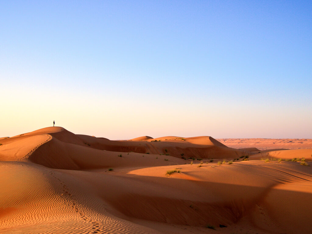 Kletter und Campen im Sultanat Oman. Foto: Simon Schöpf
