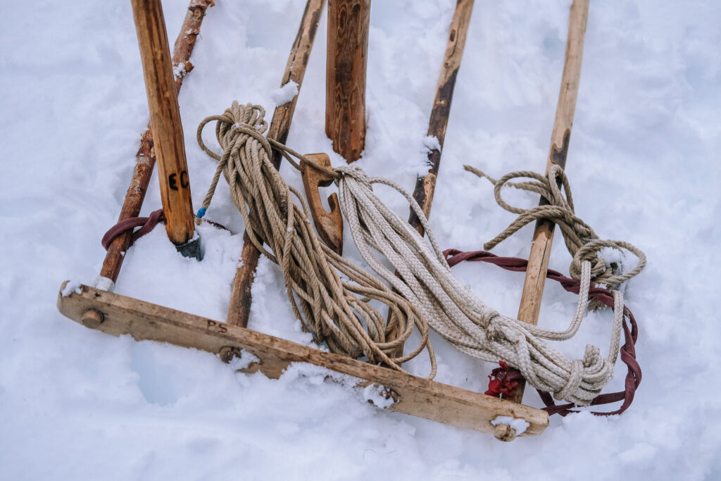 Heuziehen im Valsertal, Tirol. Foto: Simon Schöpf